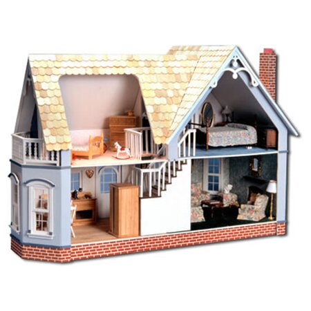 magnolia wooden dollhouse